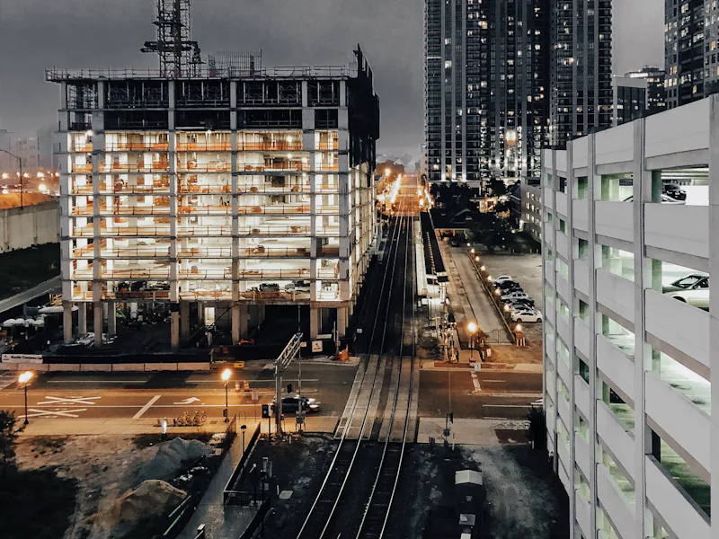 Building structure under construction