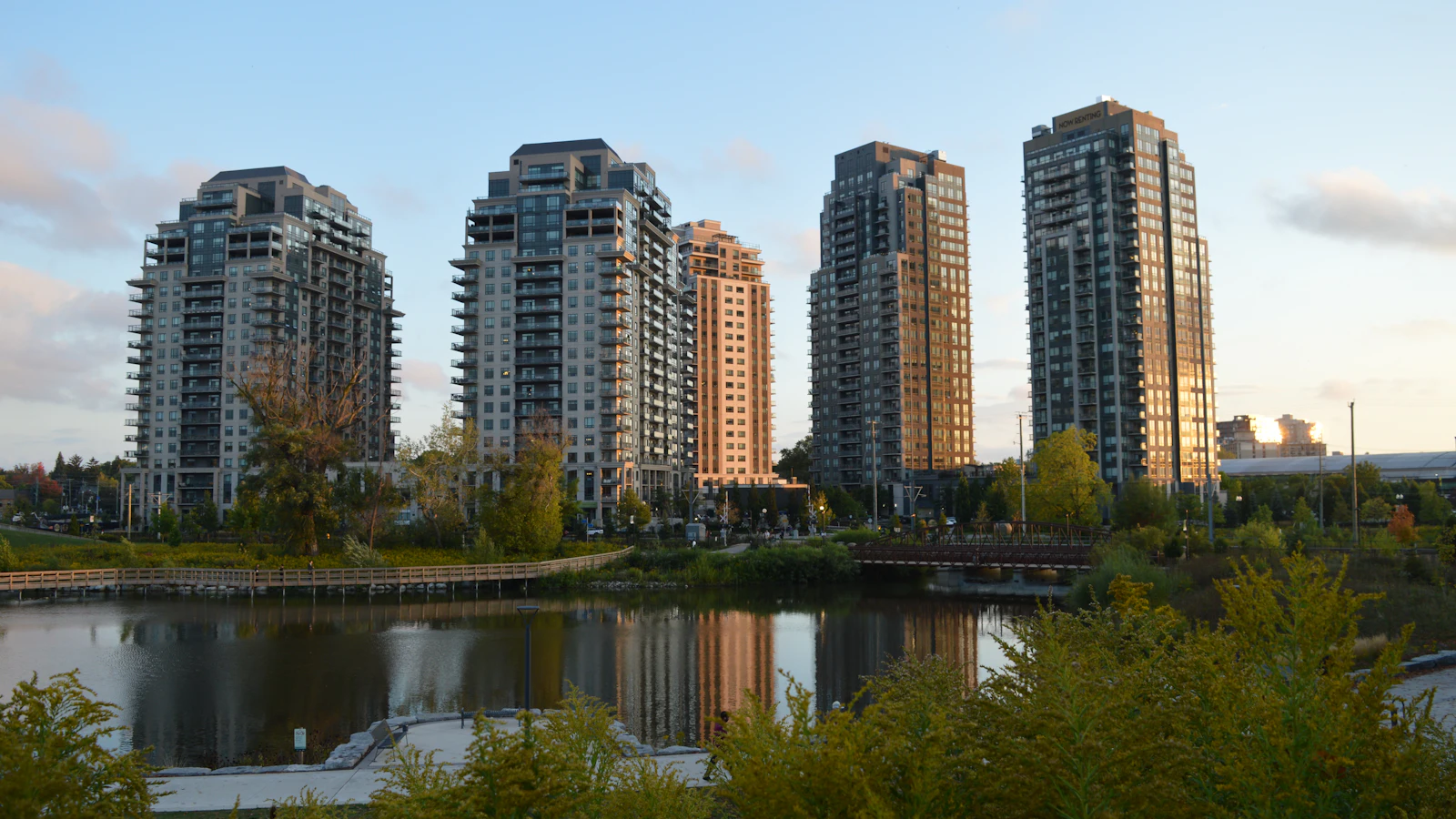 Waterfront residential development