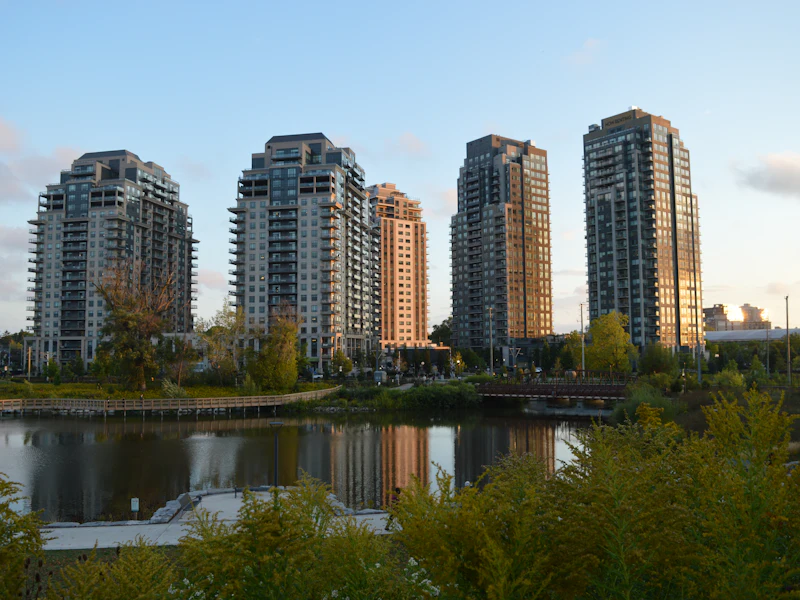 Waterfront residential development