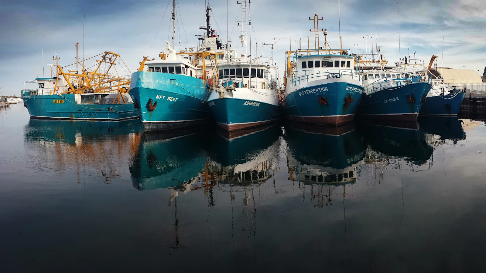 Fishing boats at the quay