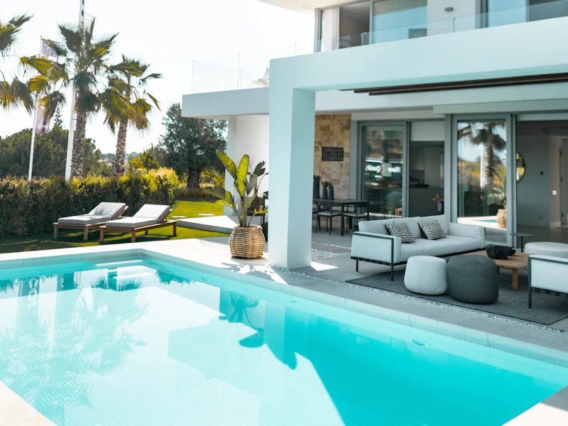 Modern villa with swimming pool